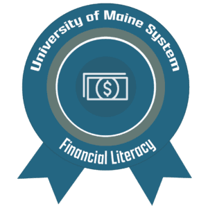 badge for University of Maine System Financial Literacy Micro-Credential