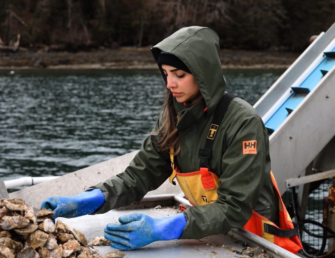 photo of Jacqueline Clarke of Nor'Easter Oyster Co